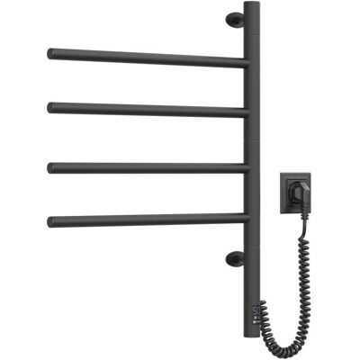NAVIN Elektryczny grzejnik łazienkowy CZARNY ARABESQUE 480х600 Sensor NAVIN Elektryczny grzejnik łazienkowy CZARNY ARABESQUE 480х600 Sensor