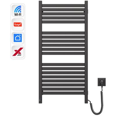NAVIN Elektryczny Grzejnik Łazienkowy CZARNY AVANGARD X 480х1000 prawa, WiFi NAVIN Elektryczny Grzejnik Łazienkowy CZARNY AVANGARD X 480х1000 prawa, WiFi