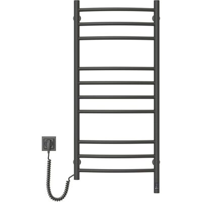 NAVIN Elektryczny Grzejnik Łazienkowy CZARNY CAMELLIA Sensor 480х1000 lewa NAVIN Elektryczny Grzejnik Łazienkowy CZARNY CAMELLIA Sensor 480х1000 lewa