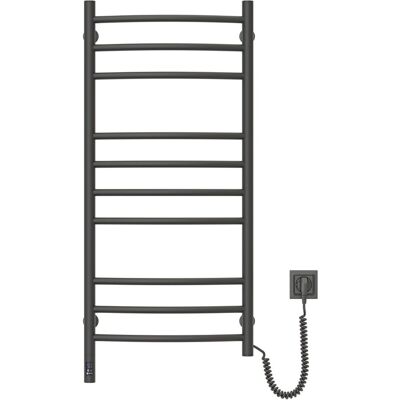 NAVIN Elektryczny Grzejnik Łazienkowy CZARNY CAMELLIA Sensor 480х1000 prawa NAVIN Elektryczny Grzejnik Łazienkowy CZARNY CAMELLIA Sensor 480х1000 prawa