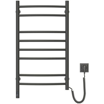 NAVIN Elektryczny Grzejnik Łazienkowy CZARNY CAMELLIA Sensor 480х800 prawy NAVIN Elektryczny Grzejnik Łazienkowy CZARNY CAMELLIA Sensor 480х800 prawy