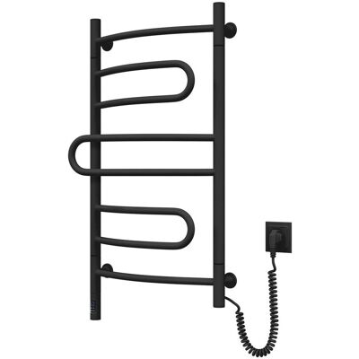 NAVIN Elektryczny Grzejnik Łazienkowy CZARNY PIROUETTE Sensor 480х800 prawa NAVIN Elektryczny Grzejnik Łazienkowy CZARNY PIROUETTE Sensor 480х800 prawa