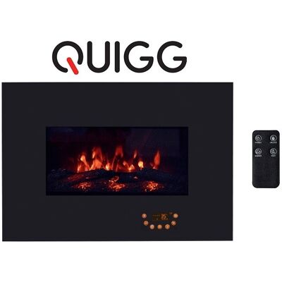 ELEKTRYCZNY KOMINEK ŚCIENNY QUIGG 1800W LED PILOT ELEKTRYCZNY KOMINEK ŚCIENNY QUIGG 1800W LED PILOT