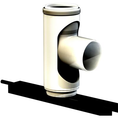 Almeva FLEX Kolano ze stopą - DN60/87^ Almeva FLEX Kolano ze stopą - DN60/87^