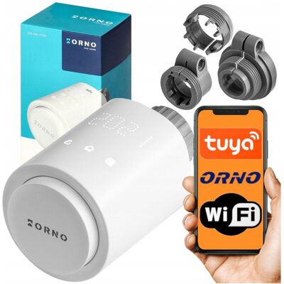 Głowica Termostatyczna Termostat Wifi Regulator Temperatury Orno Tuya Smart Głowica Termostatyczna Termostat Wifi Regulator Temperatury Orno Tuya Smart
