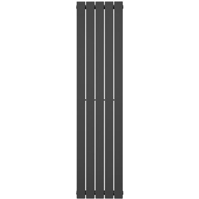 Rybarz Sp. z o.o. Grzejnik dekoracyjny panelowy pionowy 1600x390 antracyt, wersja pojedyncza Rybarz Sp. z o.o. Grzejnik dekoracyjny panelowy pionowy 1600x390 antracyt, wersja pojedyncza