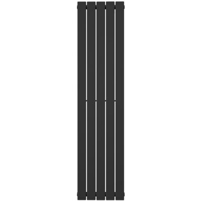 Rybarz Sp. z o.o. Grzejnik dekoracyjny panelowy pionowy 1600x390 czarny, wersja pojedyncza Rybarz Sp. z o.o. Grzejnik dekoracyjny panelowy pionowy 1600x390 czarny, wersja pojedyncza
