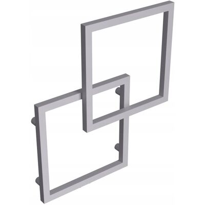 PROTERM Grzejnik dekoracyjny QUADRATO 730x660 SZARY STR PROTERM Grzejnik dekoracyjny QUADRATO 730x660 SZARY STR