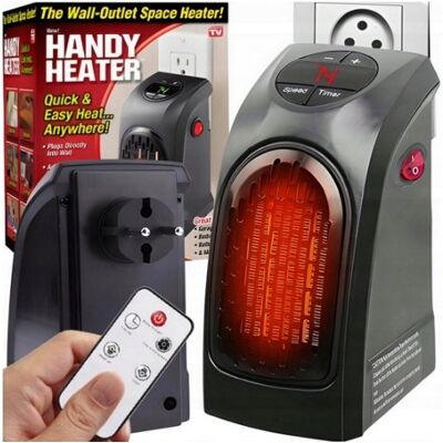 Bezmarkowe Grzejnik Elektryczny Do Kontaktu Mini Ogrzewacz Termowentylator Timer+Pilot Bezmarkowe Grzejnik Elektryczny Do Kontaktu Mini Ogrzewacz Termowentylator Timer+Pilot