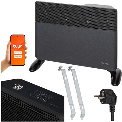 Grzejnik elektryczny inwerterowy 1500W Wi-Fi Antracyt Warmtec EGI-15A Grzejnik elektryczny inwerterowy 1500W Wi-Fi Antracyt Warmtec EGI-15A