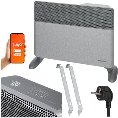 Grzejnik elektryczny inwerterowy 1500W Wi-Fi Szary Warmtec EGI-15S Grzejnik elektryczny inwerterowy 1500W Wi-Fi Szary Warmtec EGI-15S