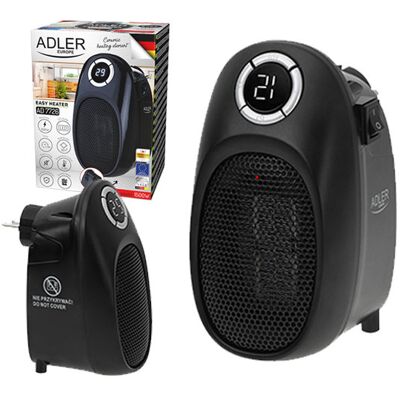 Adler Grzejnik Elektryczny Kompaktowy Do Gniazdka Easy Heater Wydajny 1500W Adler Grzejnik Elektryczny Kompaktowy Do Gniazdka Easy Heater Wydajny 1500W