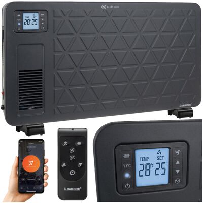 Iso Trade Grzejnik Elektryczny Konwektorowy KAMINER 2300W Energooszczędny WiFi Pilot Iso Trade Grzejnik Elektryczny Konwektorowy KAMINER 2300W Energooszczędny WiFi Pilot