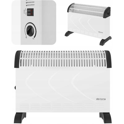 Inny producent Grzejnik Elektryczny Konwektorowy Termostat 3 Tryby 750W 1250W 2000W Biały Inny producent Grzejnik Elektryczny Konwektorowy Termostat 3 Tryby 750W 1250W 2000W Biały