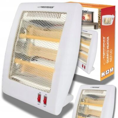 Esperanza GRZEJNIK ELEKTRYCZNY KWARCOWY FARELKA PIECYK NAGRZEWNICA 800W Esperanza GRZEJNIK ELEKTRYCZNY KWARCOWY FARELKA PIECYK NAGRZEWNICA 800W