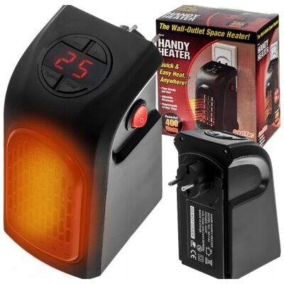 rexe GRZEJNIK ELEKTRYCZNY MINI HEATER FARELKA 400W MINI GRZEJNIK DO KONTAKTU rexe GRZEJNIK ELEKTRYCZNY MINI HEATER FARELKA 400W MINI GRZEJNIK DO KONTAKTU
