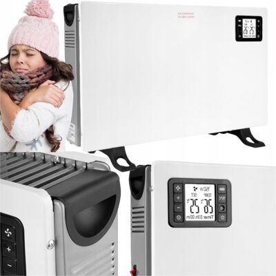 Rabino GRZEJNIK ELEKTRYCZNY Z EKRANEM LCD TERMOSTATEM ANTI-FROST + PILOT Rabino GRZEJNIK ELEKTRYCZNY Z EKRANEM LCD TERMOSTATEM ANTI-FROST + PILOT