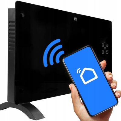 Rabino GRZEJNIK KONWEKTOROWY SZKLANY NA ŚCIANE I PODŁOGE Z PILOTEM I NA WiFi 80CM Rabino GRZEJNIK KONWEKTOROWY SZKLANY NA ŚCIANE I PODŁOGE Z PILOTEM I NA WiFi 80CM