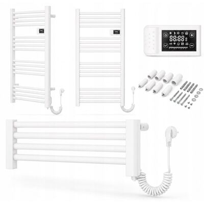 Inny producent GRZEJNIK ŁAZIENKOWY ELEKTRYCZNY 500W VELAIR OVO 16L drabinka BIAŁY 96x54cm Inny producent GRZEJNIK ŁAZIENKOWY ELEKTRYCZNY 500W VELAIR OVO 16L drabinka BIAŁY 96x54cm