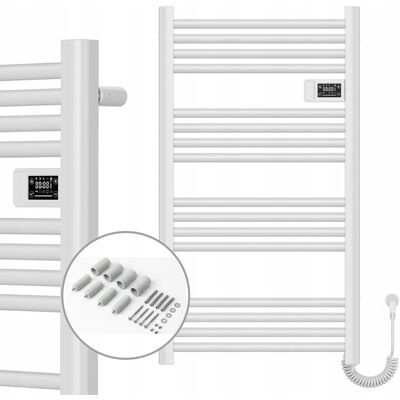Inny producent GRZEJNIK ŁAZIENKOWY ELEKTRYCZNY 500W VELAIR OVO 16R drabinka BIAŁY 96x54cm Inny producent GRZEJNIK ŁAZIENKOWY ELEKTRYCZNY 500W VELAIR OVO 16R drabinka BIAŁY 96x54cm