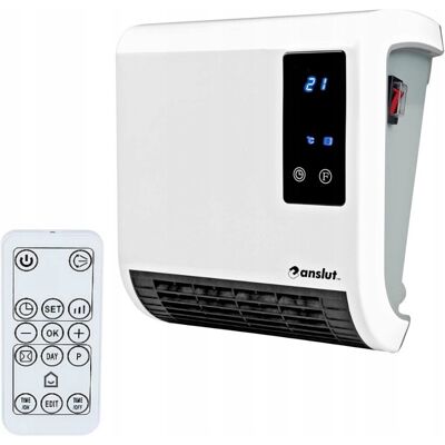 Anslut Grzejnik Łazienkowy Elektryczny Termowentylator Farelka 2000W - Kompaktowy Anslut Grzejnik Łazienkowy Elektryczny Termowentylator Farelka 2000W - Kompaktowy