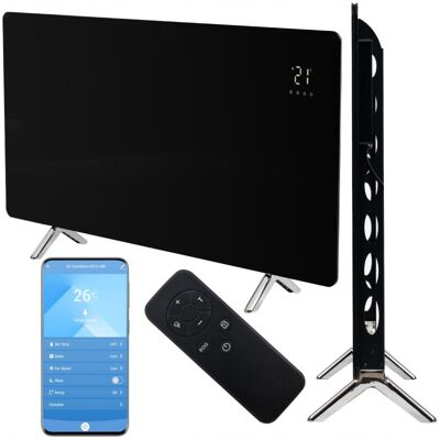 Corciano Grzejnik na PODCZERWIEŃ 720W PROMIENNIK PODCZERWIENI CZARŃ SZKŁO WiFi Panel Corciano Grzejnik na PODCZERWIEŃ 720W PROMIENNIK PODCZERWIENI CZARŃ SZKŁO WiFi Panel