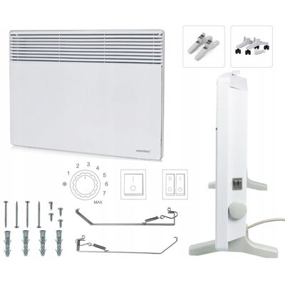 Warmtec Grzejnik Naścienny Ewx-1500W Konwektorowy Grzałka Z Termostatem Ip20 230V Warmtec Grzejnik Naścienny Ewx-1500W Konwektorowy Grzałka Z Termostatem Ip20 230V