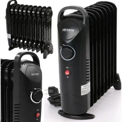 inna (Inny) Grzejnik Olejowy Elektryczny Żeberkowy Czarny Termostat 900W Kompaktowy inna (Inny) Grzejnik Olejowy Elektryczny Żeberkowy Czarny Termostat 900W Kompaktowy
