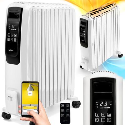 Grzejnik olejowy Yoer 2500W 10 żeberek +Timer +3 moce +Tryb energooszczędny Grzejnik olejowy Yoer 2500W 10 żeberek +Timer +3 moce +Tryb energooszczędny