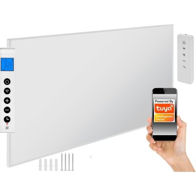 Gruber Heizung Grzejnik Promiennik Ir Podczerwień 850w Wifi Pilot Biały Wydajny Gruber Heizung Grzejnik Promiennik Ir Podczerwień 850w Wifi Pilot Biały Wydajny