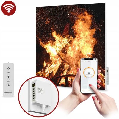 Termofol GRZEJNIK z nadrukiem podczerwień 350W 60x60cm WiFi Termofol GRZEJNIK z nadrukiem podczerwień 350W 60x60cm WiFi