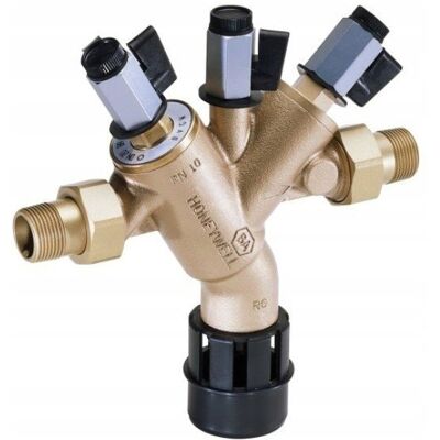 HONEYWELL Izolator Przepływu Zwrotnego, Gwintowany, 1 1/2 Cala, Ze Śrubunkami Ba HONEYWELL Izolator Przepływu Zwrotnego, Gwintowany, 1 1/2 Cala, Ze Śrubunkami Ba