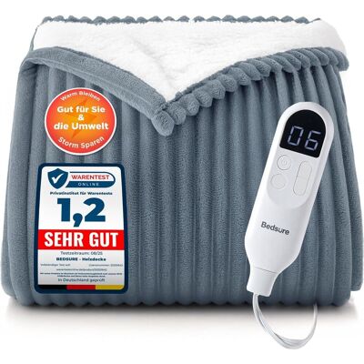 Inny producent Koc Elektryczny Bedsure 200x180 Grzewczy 6 Poziomów Timer Auto Stop Miękki Inny producent Koc Elektryczny Bedsure 200x180 Grzewczy 6 Poziomów Timer Auto Stop Miękki