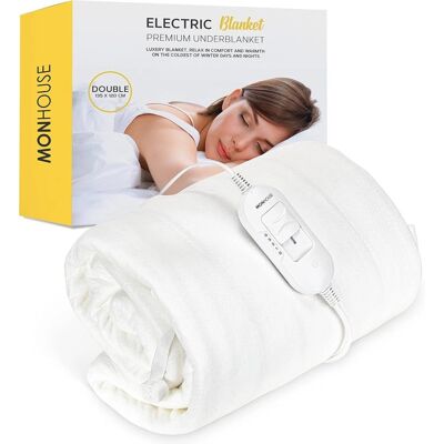 Inny producent Koc Elektryczny Pod Materac Monhouse Mata Grzewcza Flanela Polar 3 Poziomy Inny producent Koc Elektryczny Pod Materac Monhouse Mata Grzewcza Flanela Polar 3 Poziomy
