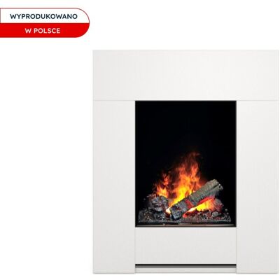 Kominek elektryczny 2000W Optimyst LED Biały Mat, Zario Warmtec Kominek elektryczny 2000W Optimyst LED Biały Mat, Zario Warmtec