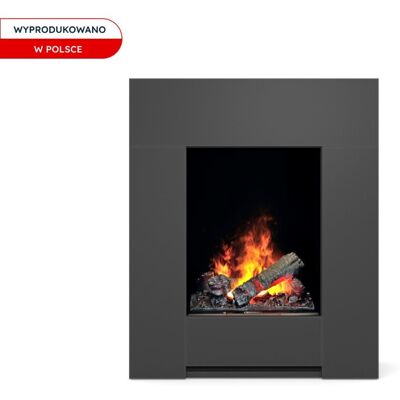 Kominek elektryczny 2000W Optimyst LED Czarny Mat, Zario Warmtec Kominek elektryczny 2000W Optimyst LED Czarny Mat, Zario Warmtec