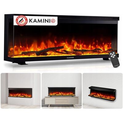 Inny producent Kominek elektryczny 3w1 106cm 3D LED z pilotem Inny producent Kominek elektryczny 3w1 106cm 3D LED z pilotem