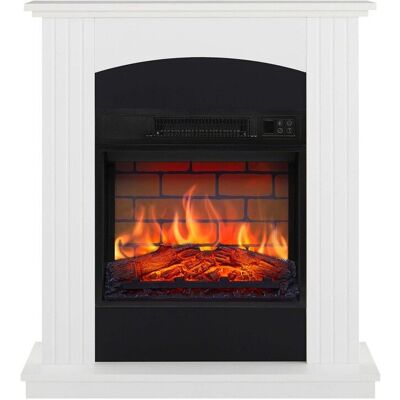 Kominek elektryczny ArtiFlame Collins AF18B biały + DŹWIĘK Kominek elektryczny ArtiFlame Collins AF18B biały + DŹWIĘK