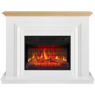Inny producent Kominek elektryczny ArtiFlame Marbelya AF23BS biały Inny producent Kominek elektryczny ArtiFlame Marbelya AF23BS biały