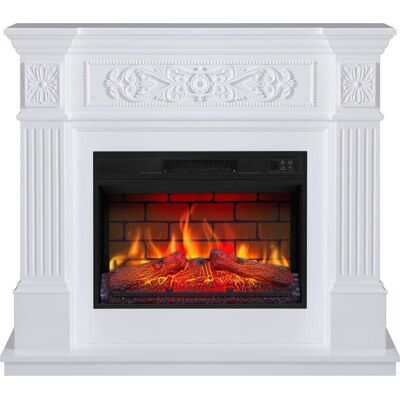 Kominek elektryczny ArtiFlame Toscana AF23BS biały z dźwiękiem + pilot Kominek elektryczny ArtiFlame Toscana AF23BS biały z dźwiękiem + pilot