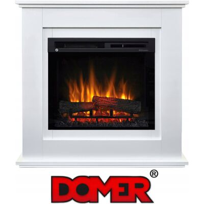inna (Inny) Kominek elektryczny Domer Asti Biały LED z efektem płomienia Optiflame inna (Inny) Kominek elektryczny Domer Asti Biały LED z efektem płomienia Optiflame