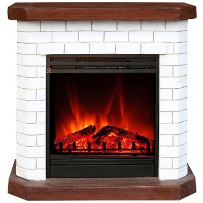 Kominek elektryczny EL FUEGO Kiel 1500W led cegła Kominek elektryczny EL FUEGO Kiel 1500W led cegła