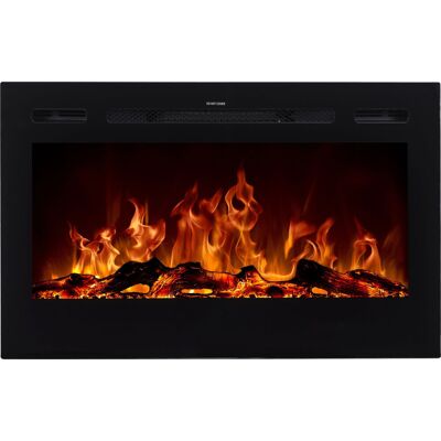 Aflamo Kominek elektryczny LED Majestic 36 czarny Aflamo Kominek elektryczny LED Majestic 36 czarny