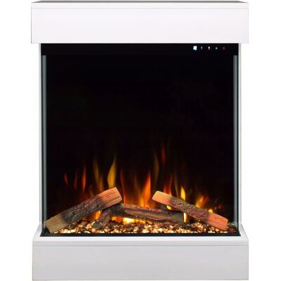 Kominek elektryczny trójstronny AFLAMO DAME WHITE Kominek elektryczny trójstronny AFLAMO DAME WHITE