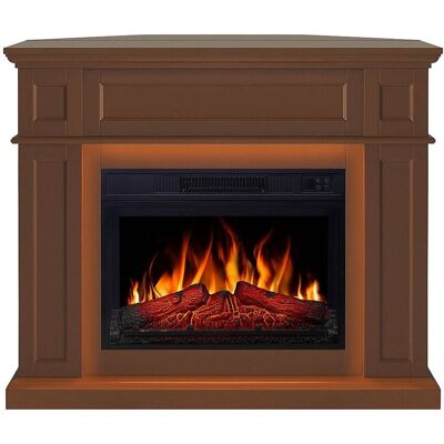 Kominek elektryczny uniwersalny 2w1 ArtiFlame Linz AF23S brązowy z podświetleniem LED , z dźwiękiem + pilot Kominek elektryczny uniwersalny 2w1 ArtiFlame Linz AF23S brązowy z podświetleniem LED , z dźwiękiem + pilot