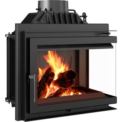 Kratki Kominek powietrzny żeliwny SIMPLE prawy BS 8 kW Ø 200 Kratki Kominek powietrzny żeliwny SIMPLE prawy BS 8 kW Ø 200