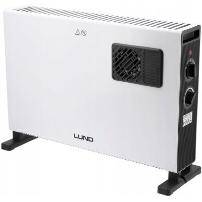 Lund Grzejnik Konwektorowy Elektryczny Wentylator 2 Tryby 1250W 2000W 68650 Lund Grzejnik Konwektorowy Elektryczny Wentylator 2 Tryby 1250W 2000W 68650