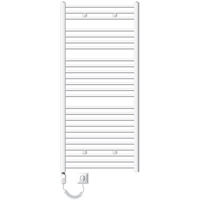 LuxeBath elektryczny grzejnik łazienkowy Sahara 750x1500 mm biały, proste podłączenie boczne, element grzejny 1200 W z termostatem i wyświetlaczem c.. LuxeBath elektryczny grzejnik łazienkowy Sahara 750x1500 mm biały, proste podłączenie boczne, element grzejny 1200 W z termostatem i wyświetlaczem c..