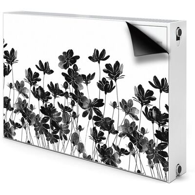 Magnetyczna osłona na grzejnik Czarna łąka 90x60, Bluedecor Magnetyczna osłona na grzejnik Czarna łąka 90x60, Bluedecor