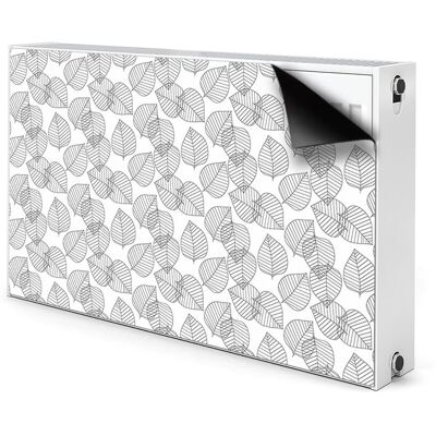 Magnetyczna osłona na grzejnik Liście wzór 100x60, Bluedecor Magnetyczna osłona na grzejnik Liście wzór 100x60, Bluedecor